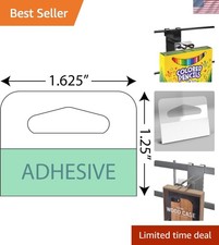 1000 Slot Hole Hang Tags Heavy Duty Self Adhesive Hanging Tabs Great for ...