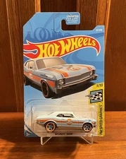 2019 Hot Wheels Gulf (‘68 Chevy Nova) w/Super Chase Style Real Riders~Wheel Swap