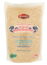 Dynasty Non-GMO Gluten-Free,Super Premium Grade Jasmine Brown Rice, 5 lb 1 Count