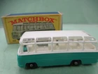 Matchbox - 68 Mercedes Coach - Rare Turquoise - Regular Wheels Boxed Lesney NM
