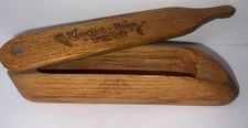 Kickingbird Handmade CHESTNUT Slate  Turkey Box Call Single Cut 2003 Sign &Dated