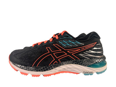 Asics Gel-Cumulus 21 LS Womens Shoes Size 5, Color: Graphite Grey/Sun Coral