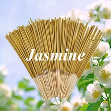 2025 New Design 20/50/100 Pieces Yellow Jasmine Incense Sticks, Length 8.66inch