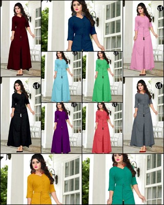 Pakistani Indian One Piece Long Gown Heavy Rayon Kurti Gown Party Wear New Cloth Ebay
