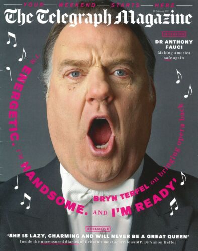 UK Telegraph Magazine: Bryn Terfel, Anthony Fauci, Marian Keyes, Channon 20.2.21 - Picture 1 of 2