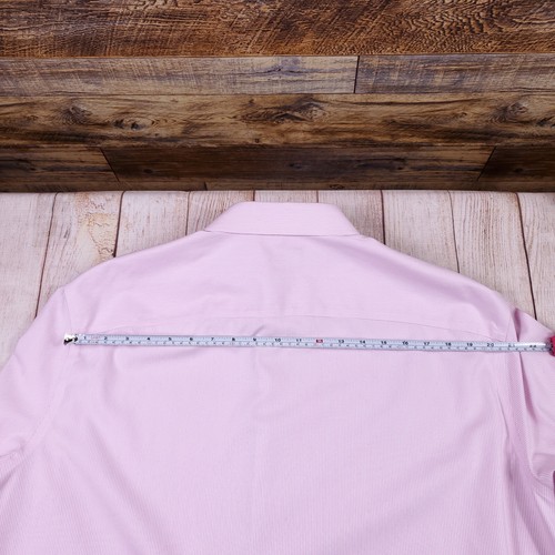 UNTUCKit Button Up Shirt Mens 3XL XXXL Pink White Striped Cotton