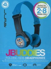 NEW JLab JBuddies Folding Kids Headphones -Safe Volume Regulator..Free Ship!!