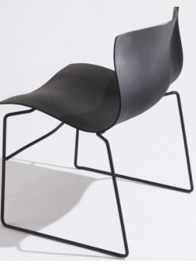 Original Knoll / Vignelli Black Handkerchief stackable chair | eBay Original Knoll / Vignelli Black Handkerchief stackable chair | eBay