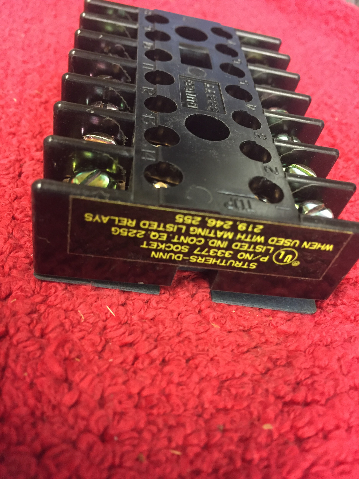 33377 Relay Socket, Relay Socket, 14 Pin Socket Termination, STRUTHERS ...