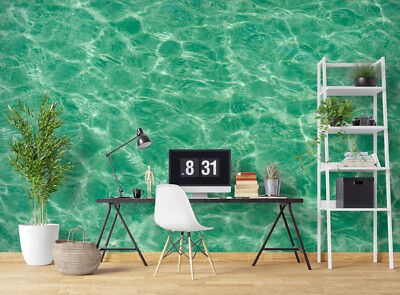 3D Blue Sea E2208 Wallpaper Mural Paper Wall Print Indoor Murals CA Honey