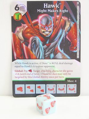 Dice Masters - #056 Hawk Might Makes Right Foil - Batman
