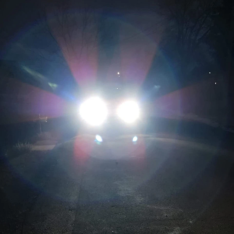 Kit de faros LED 9005 6500K 360000LM blancos para Mazda 3 2007 2012 Foto 3 de 4