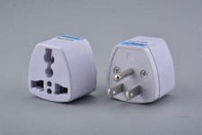 Universal Travel 3 Pin Plug EU AU UK to US USA Canada DC Adapter Converter