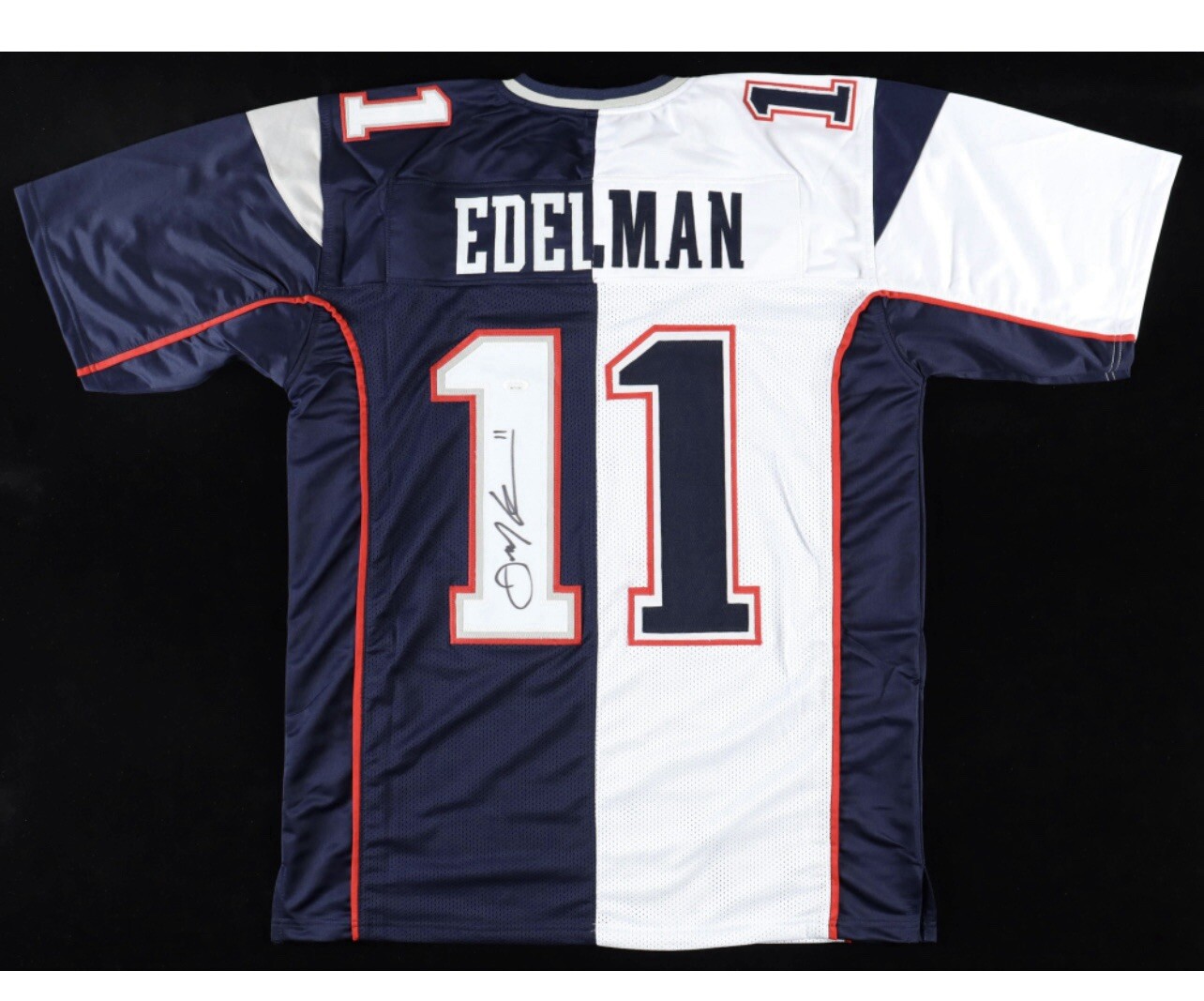 Julian Edelman Autographed Signed New England Patriots Jersey (JSA) 