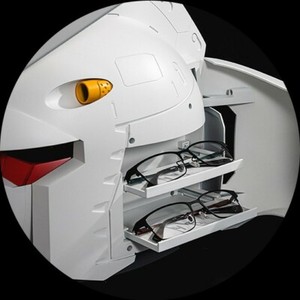 1 Unit Only Gundam Head Case Lighting 1 7 40th Limited Edition Figure Glasses Case Cheap Online Outlet Sale Livelovefund Org