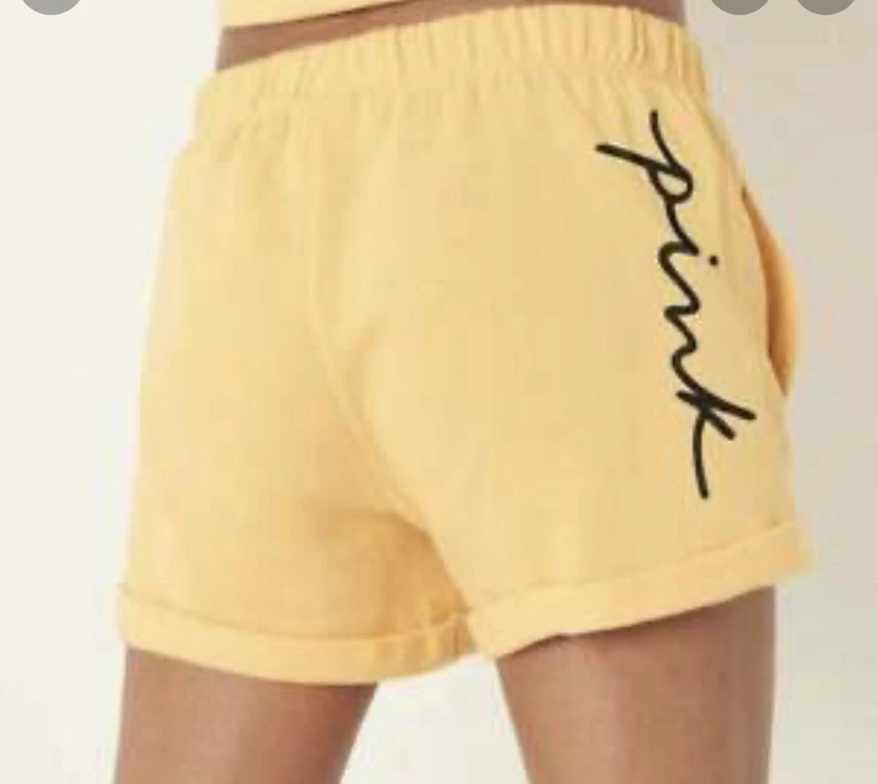 Pantalones cortos universitarios Victoria’s Secret rosa nuevos con etiquetas Foto 4 de 4