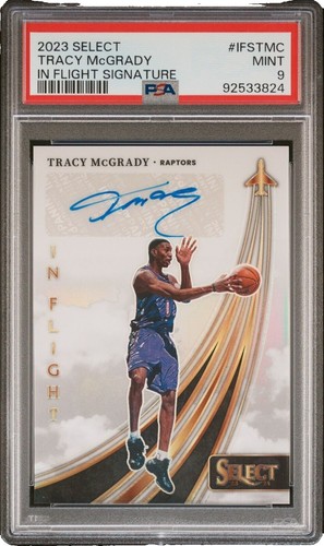 1997 Metal Universe Tracy Mcgrady Rookie #42 PSA 8 Toronto Raptors