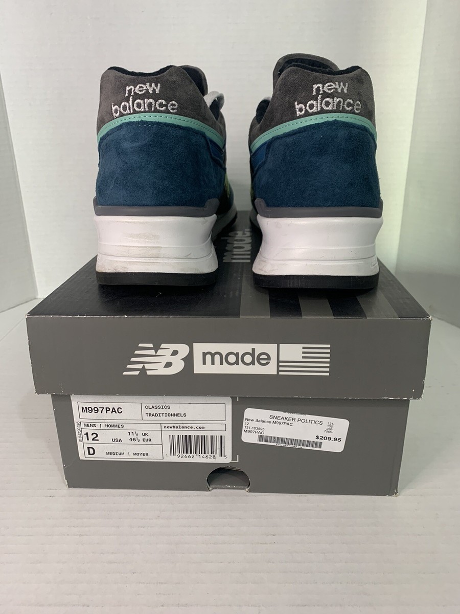 Size 12 New Balance M997PAC