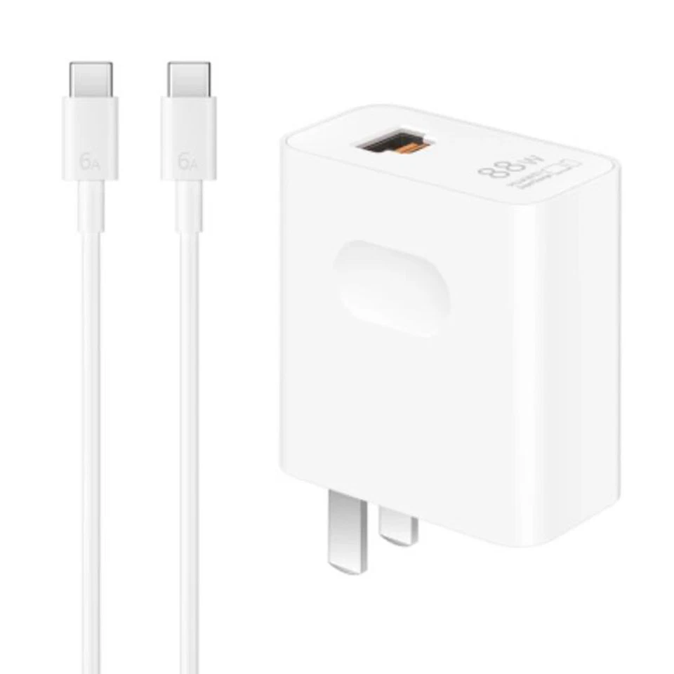 HUAWEI SuperCharge Max 88W Dual USB Wall Charger + Cable For Huawei Mate 60 Pro - Image 2 of 4