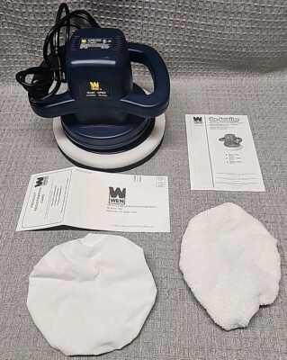 WEN Corded Random Orbit Waxer Polisher Lightweight Tool 10'' 120 Volt Tested 