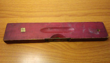 Vintage Wood Level Single Bubble 12 Inch Red Made in USA