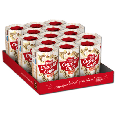 (21,75 /1kg) Nestle Choclait Chips White, Weiße-Schokolade, 15 Stück