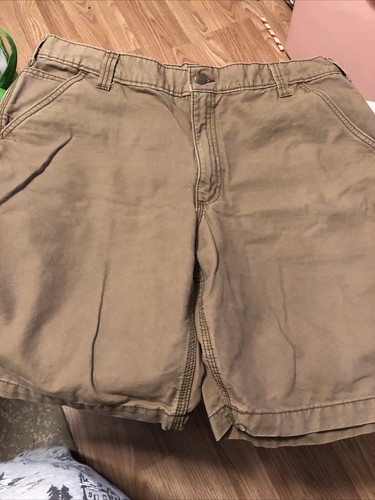 Carhartt entspannte Passform braune Herrenshorts Größe 38 38x10