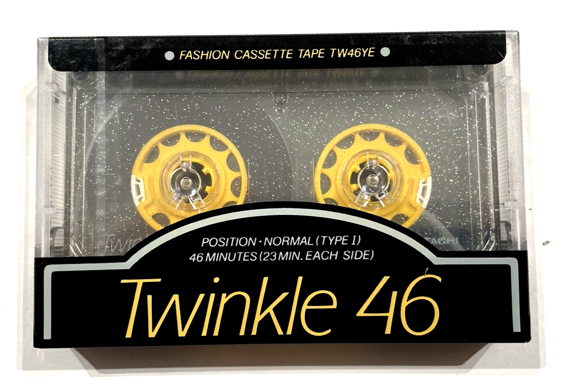 未開封カセットテープ 日立Twinkle 46 HE-N46 8本セット HITACHI TWINKLE 46 audio cassette blank tape sealed Made in
