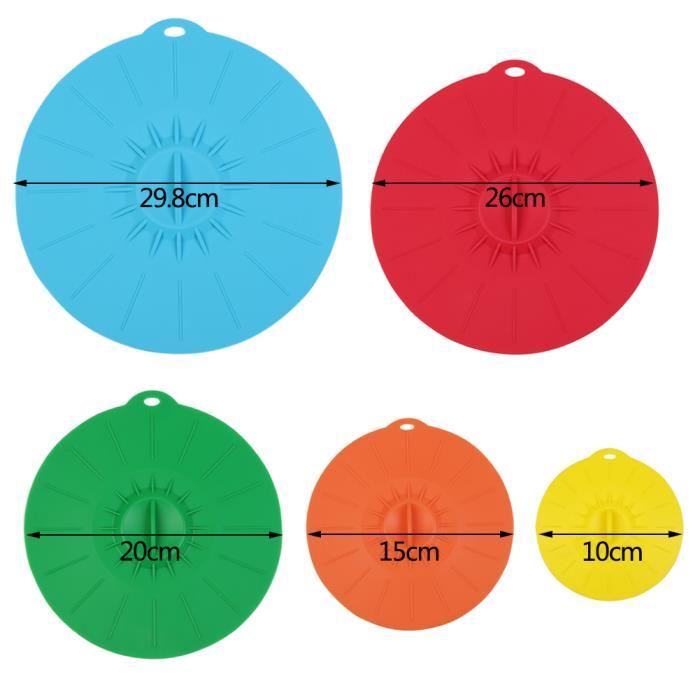Couvercle silicone poêle gain de place pour optimiser les petits placards