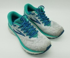 Brooks Ghost 11 Women's Size 7 B Medium Running Shoes Gray Teal