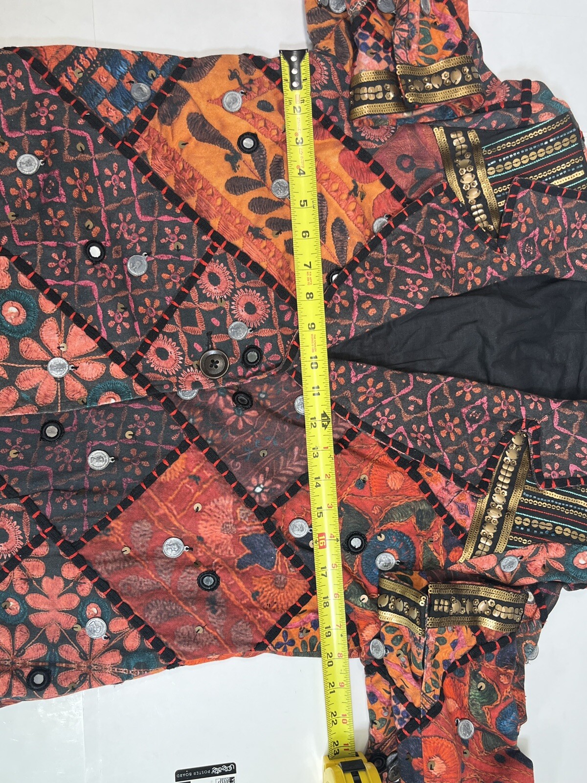 Soft Surroundings Patchwork Blazer Jacket Womens … - image 10