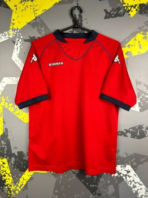 Kappa Vintage Jersey Training Football Soccer Shirt Red Men Size M ig93