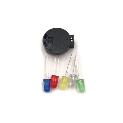 Power LED Kit Fuse Capacitor Battery Holder Kit For GAMECUBE NGC SEGA Dreamcast