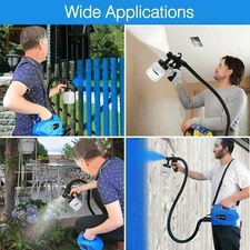 800ML Handheld Electric HVLP Paint Spray Gun Machine 650W Sprayer Home DIY Tool