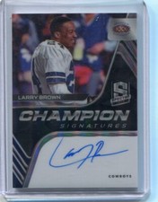 2020 Spectra  LARRY BROWN  Super Bowl XXX Champions Autograph DALLAS COWBOYS /99