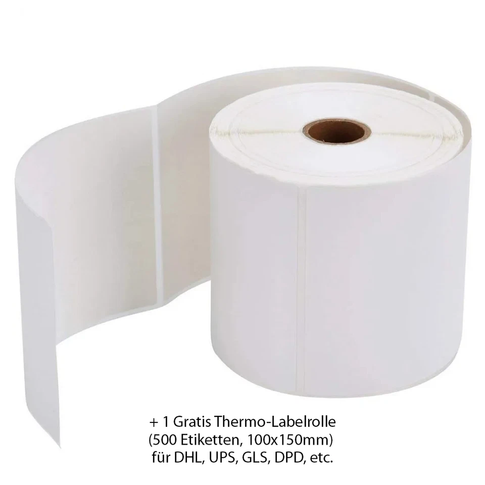 Etikettendrucker WiFi Bluetooth USB Versand Thermodrucker für DHL GLS DPD - Bild 4 von 4