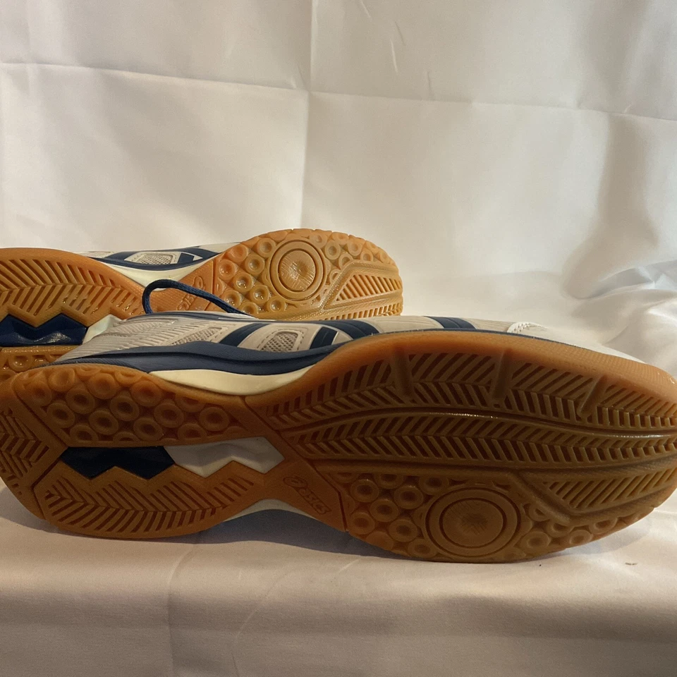 Zapatillas de Entrenamiento Asics Cuero y Sinético Talla 10.5 Gris y Azul Foto 4 de 4