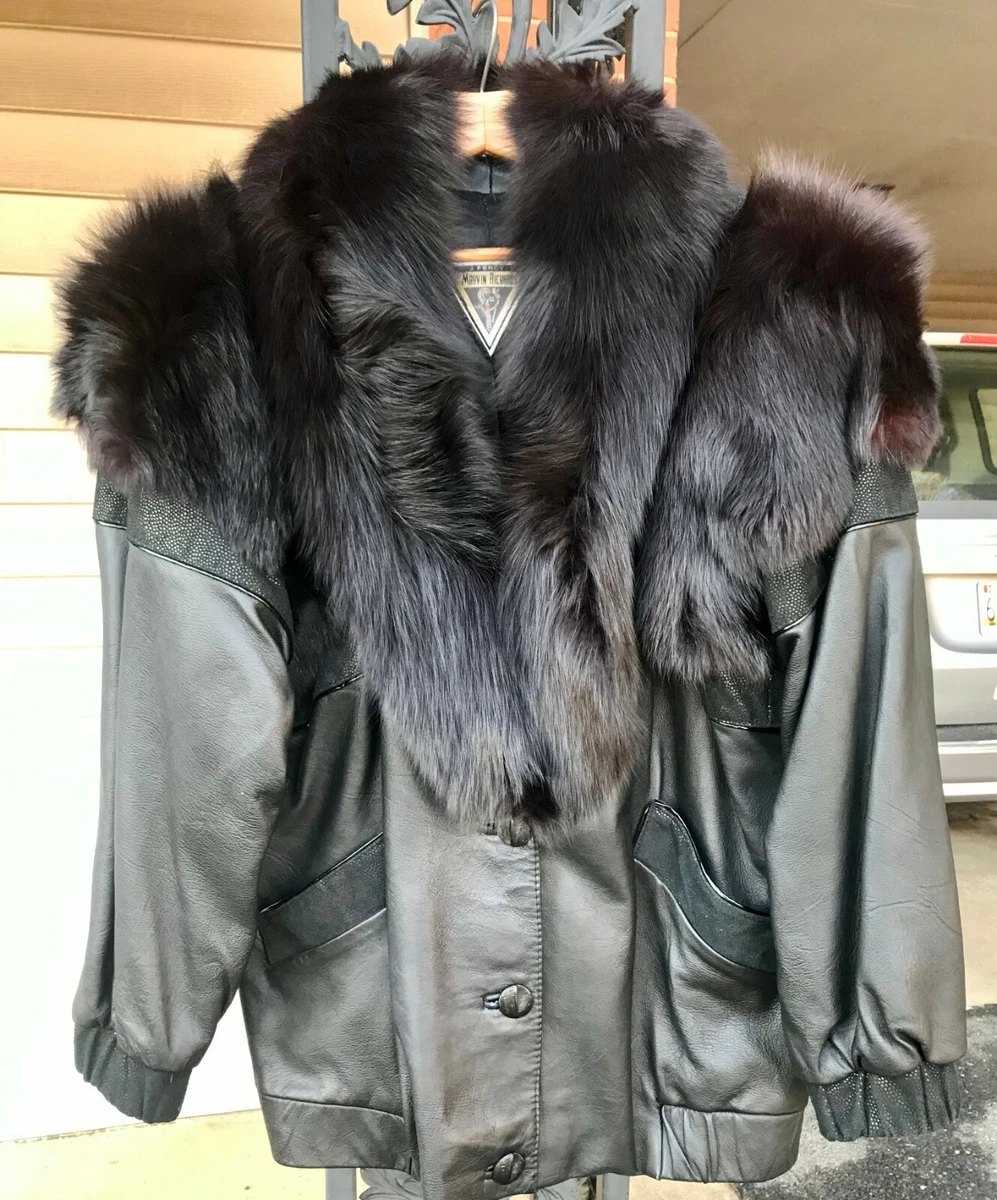 J percy for marvin richards leather coat sale