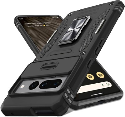 Google Pixel 7 Shock-proof Case  & Black Camera Protector