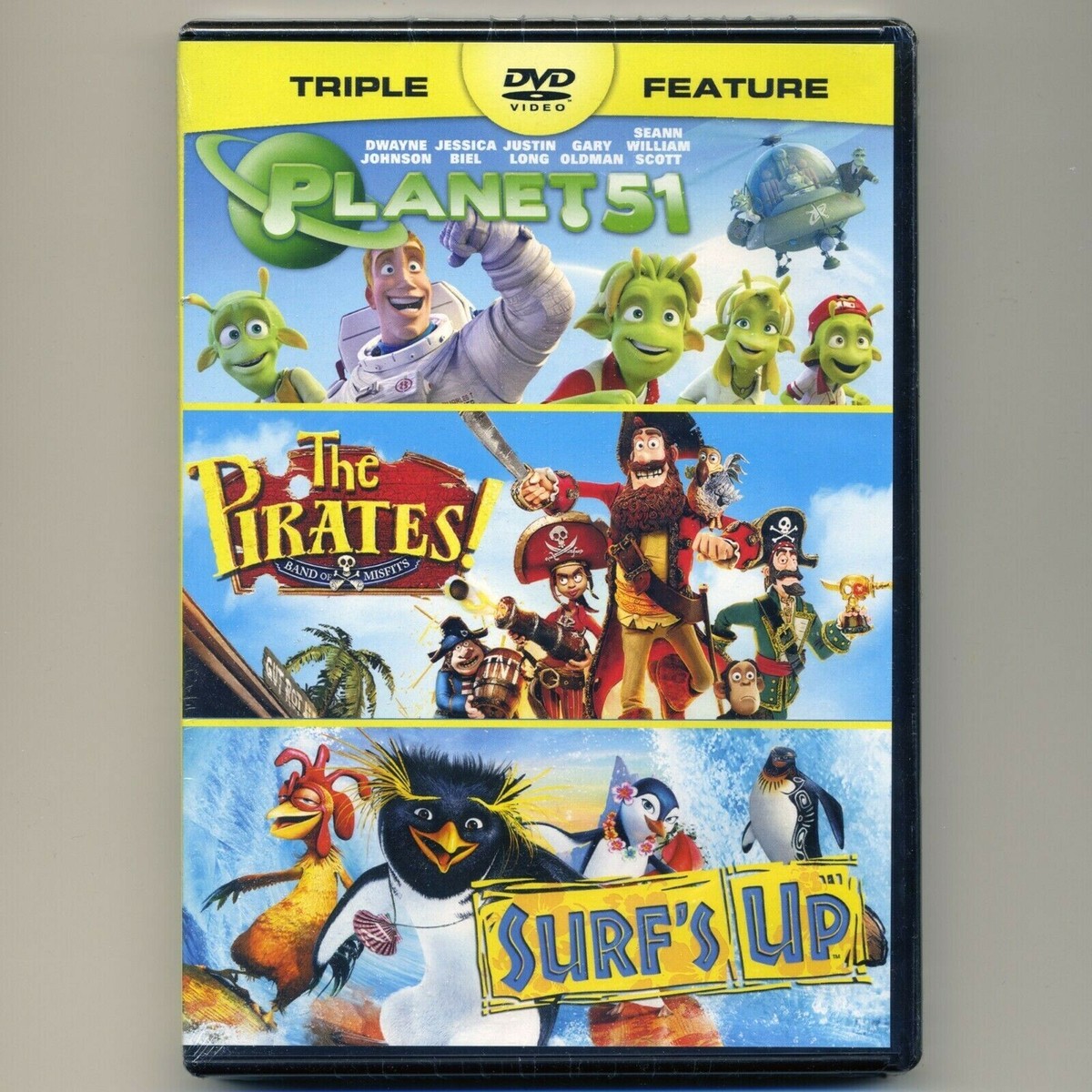 3 SURF FILMS〈3枚組〉 [DVD] Surfs Up DVD Special Edition Full Frame Shia Labeouf Ash