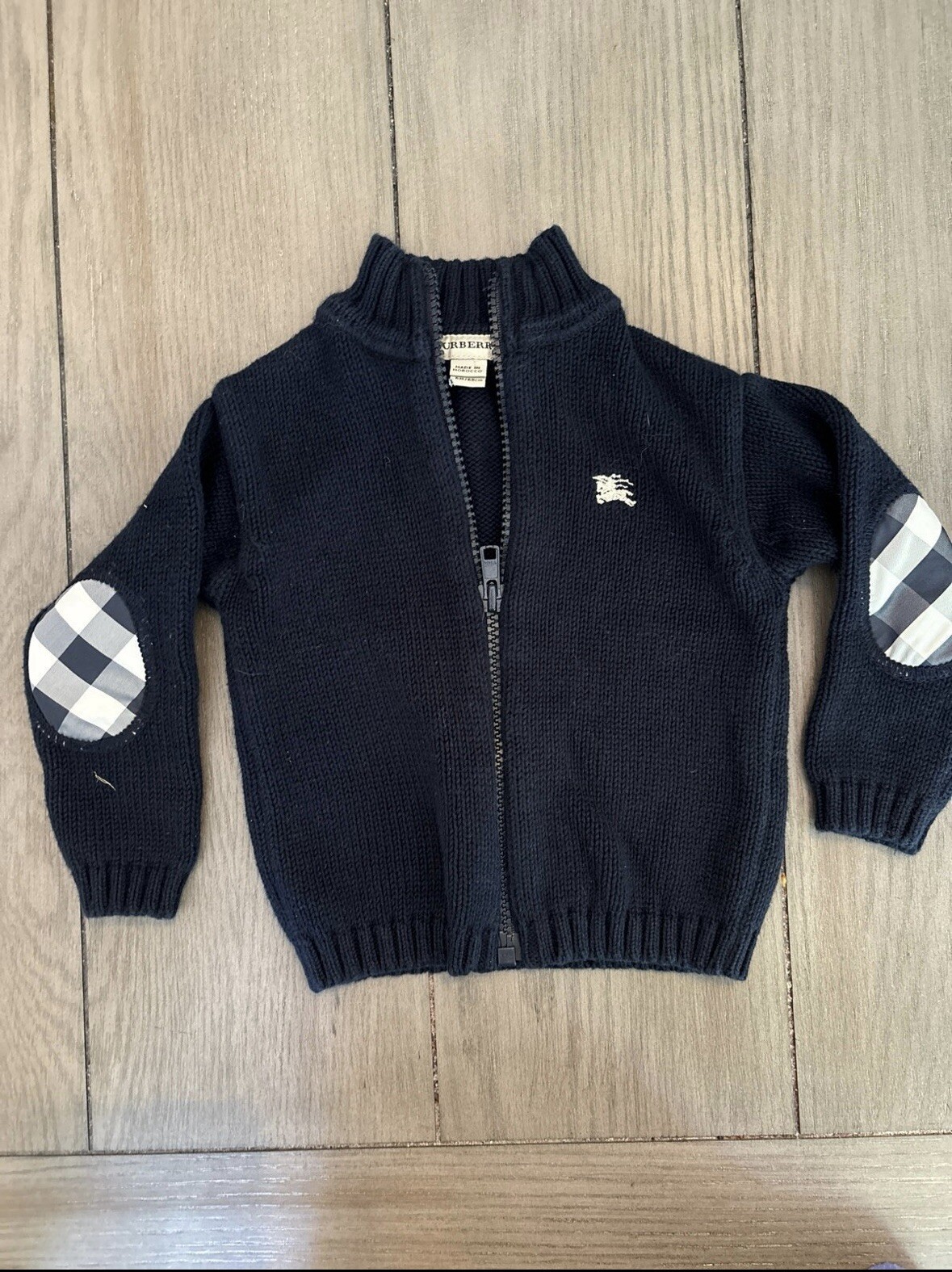Baby Boy Burberry Sweater blue 6 months