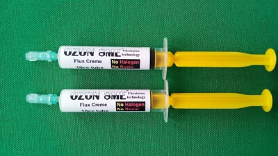 Flux OZon 8ME for SMD, BGA, DIP gel-like 20 ml. New 2025!