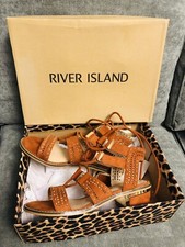 River Island Stud  Gladiator Sandal - Size 4