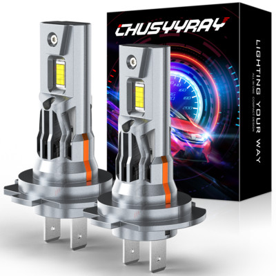 CHUSYYRAY H7 LED Headlight Bulb Kit High Lo Beam 6000K 20000LM White Lamp CANBUS