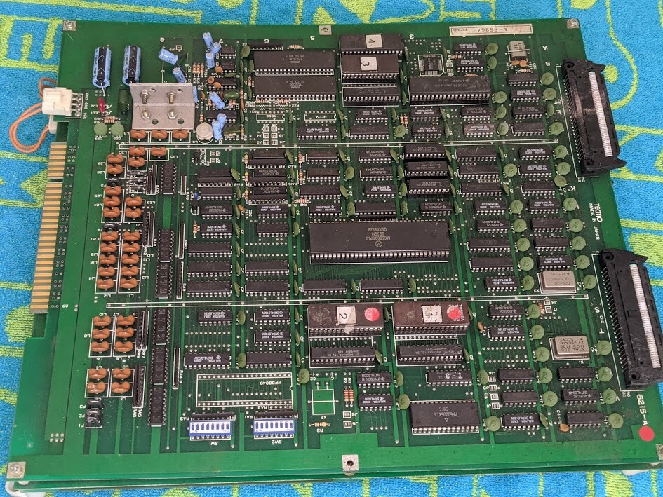 TECMO NINJA GAIDEN 1988 ARCADE PCB LIGIC BOARD SET # 6215 TECMO NINJA GAIDEN 1988 ARCADE PCB LIGIC BOARD SET # 6215