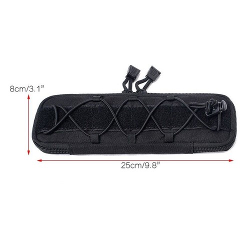 Tactical Knife Sheath Bag Molle Flashlight Holster Case Multi-Tool Nylon Pouch - Picture 6 of 18