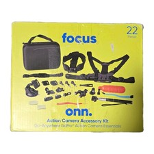 onn. Action Camera Accessory Kit Waterproof Floating for GoPro 22-Piece