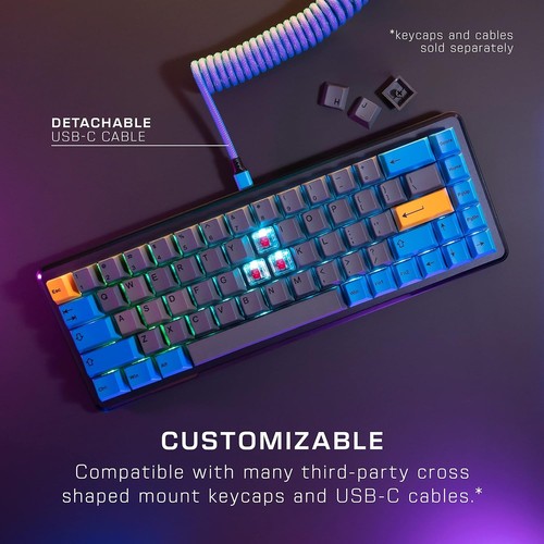 Roccat Vulcan II Mini–65% Optical PC Gaming Keyboard with Customizable RGB Illum - Picture 8 of 10