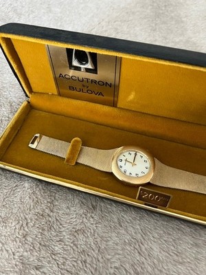 Men's Vintage 1971 14K Gold Filled TUNING FORK Watch ACCUTRON  N1 ''434''.