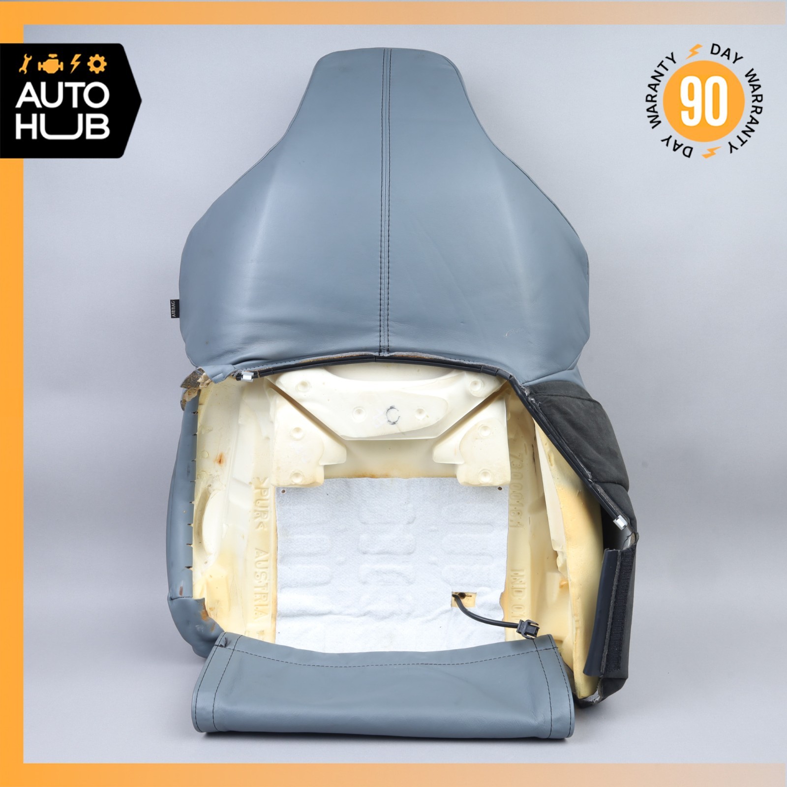 Aston Martin DB9 Front Left Driver Side Top Upper Seat Cushion Blue OEM 34k